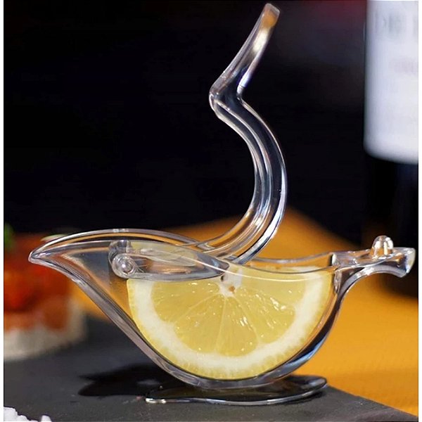 Espremedor de Limão Manual de Acrílico 12cm Bird Lyor C5892