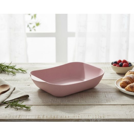 Travessa Cesto Com Alça Retangular Plástico Bend Tray 400ml