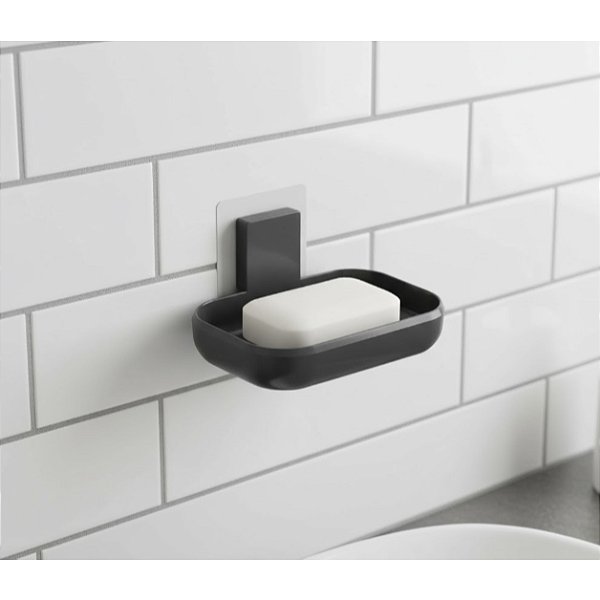 Saboneteira Com Suporte De Parede Adesivo Prático