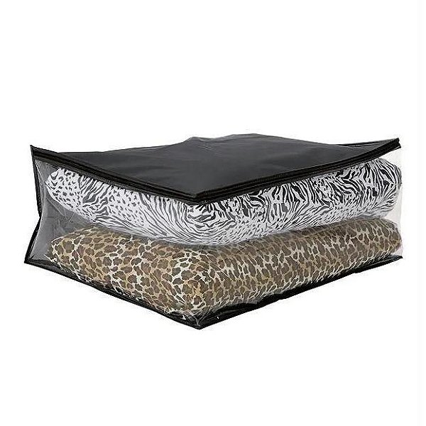 Organizador Guarda Tudo Edredom Roupa Grande Com Ziper R577
