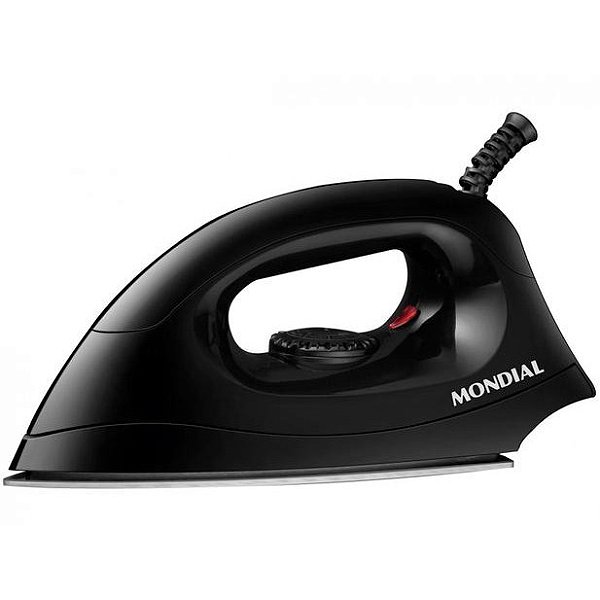 Ferro de Passar Roupa a Seco Mondial Preto 1200W