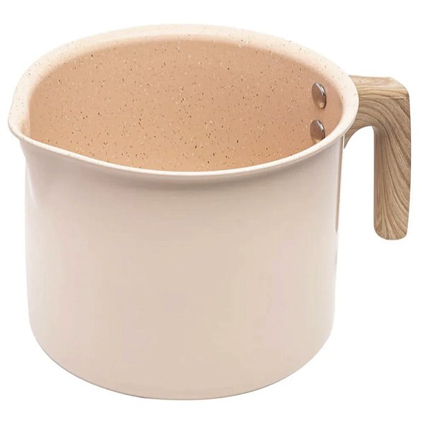 Fervedor Leiteira Indução Revestimento Cerâmico Antiaderente Bege 1,7L Lyor