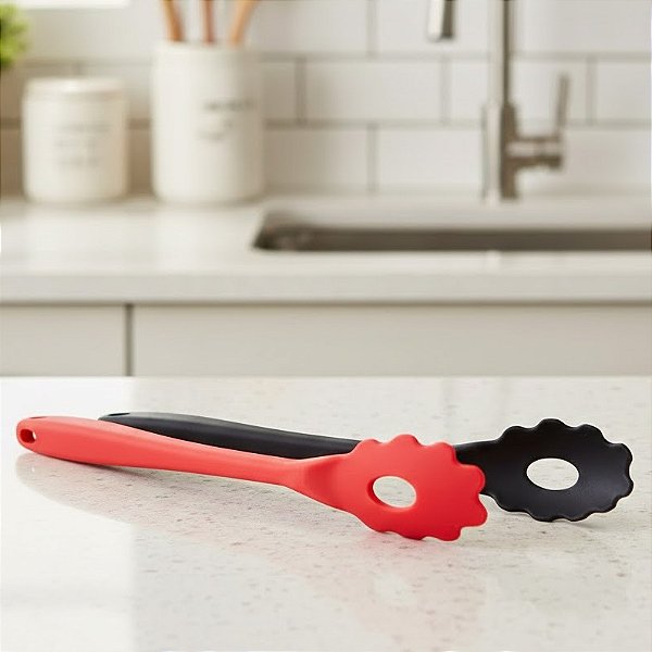 Pegador De Massas Macarrão De Silicone Grande 28cm HM912
