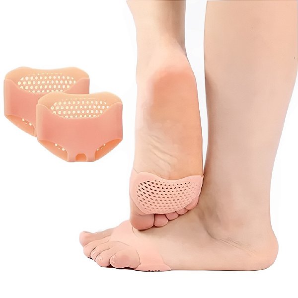 Palmilha de Silicone Ortopédica Apoio Plantar Alivio Combate Calos 1 Par VNC 2268