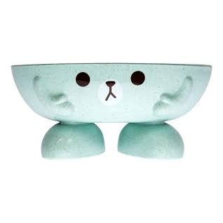 Saboneteira de Pia com Pé e Furos Infantil Ursinho 12,2 x 8cm