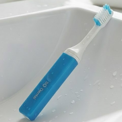 Kit 2 Escovas Dental Cerdas Macias com Estojo Retrátil Para Viagens SQ