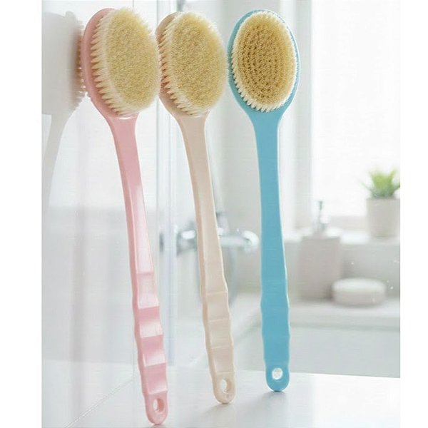 Escova De Banho Macia Lavar Corpo com Massageador 35cm RT