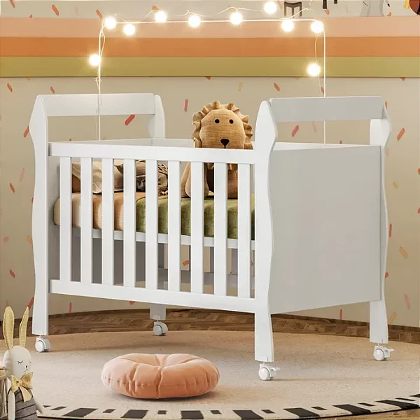 Berço Minicama Soninho Tigus Branco