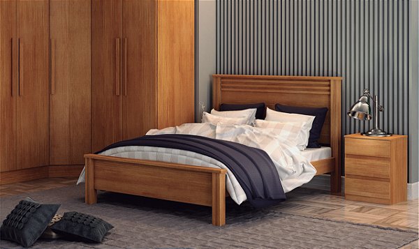 Cama de Casal Verona Novo Horizonte Cumaru
