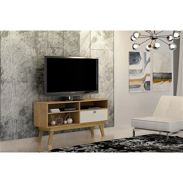 Rack Houston 1 Porta Valdemovies Cinamomo/Off White