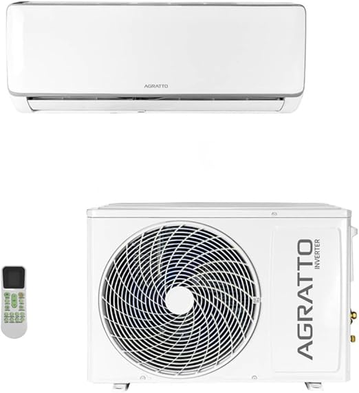 Ar Condicionado Slipt Agratto 9.0000 Btus ICST9F Hi Wall Neo Inverter 220V Interno/Externo