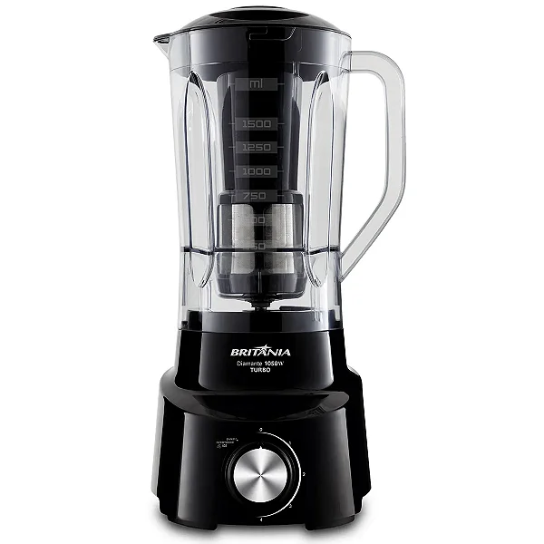 Liquidificador Diamante 1050w 110v Britânia Preto