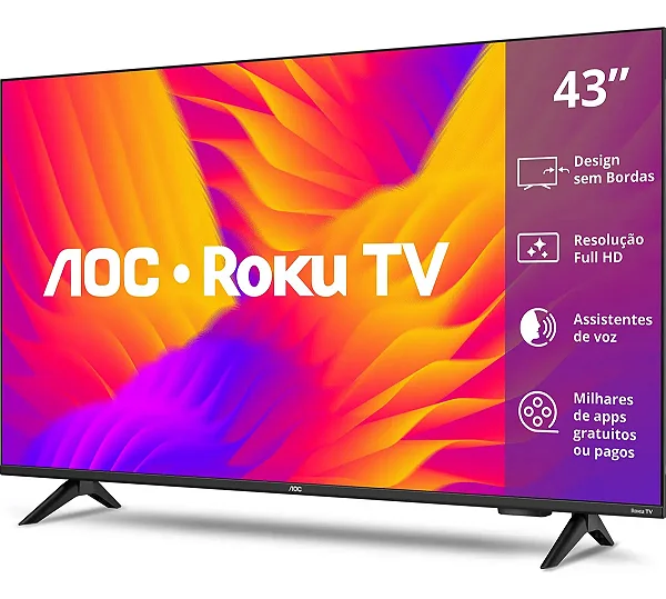 Smart Tv AOC 43 Polegadas LCD LED 43S5155/78G