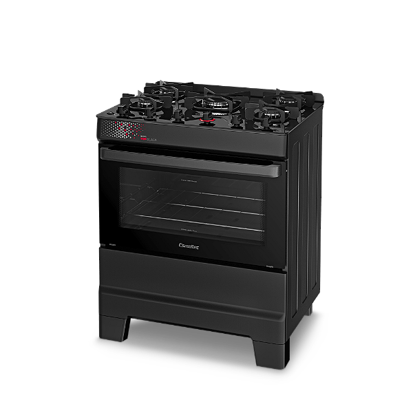 Fogão 5 Bocas T5VAP 5126 Esmaltec Preto