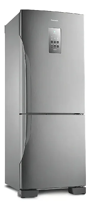 Geladeira inverter frost free 425 Litros BB53 Panasonic Aço Escovado