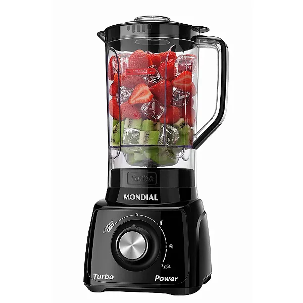 Liquidificador Mondial Turbo Power L-99 Preto