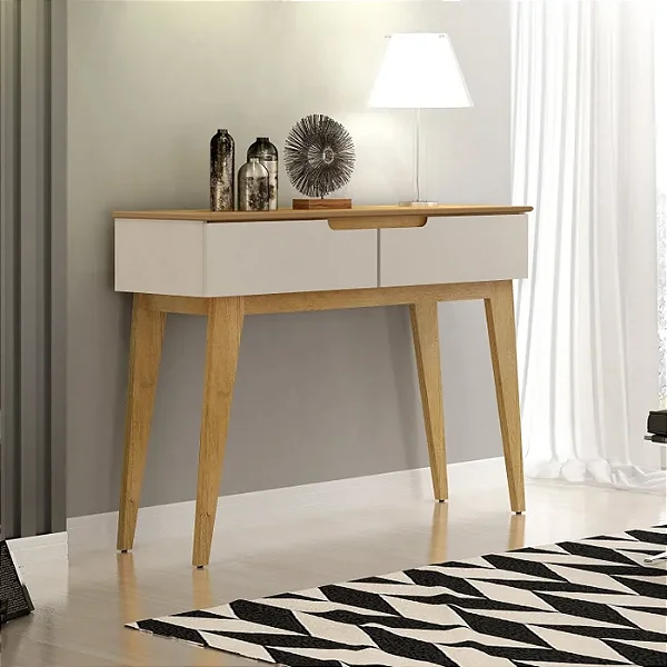 Aparador Belissima Valdemóveis Off white/Cinamomo