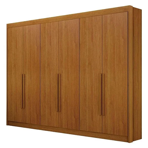 Guarda Roupa 6 Portas Diamante Gold Leifer Cinamomo
