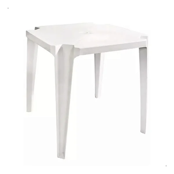 Mesa Plastex Monobloco 70x70 Branca