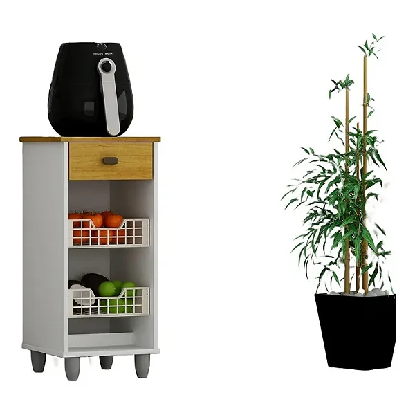 Fruteira CHF Amora Branco/Cinamomo/Branco