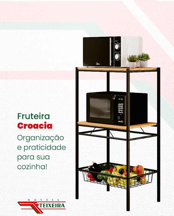 Fruteira  Croácia Teixeira Preto Fosco