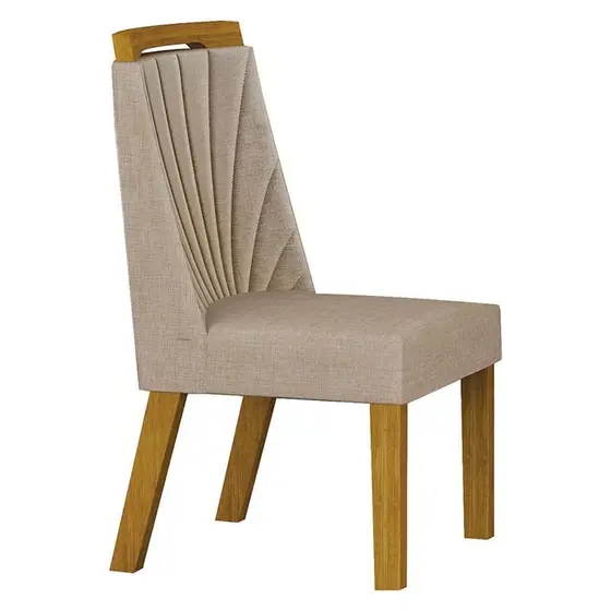 Cadeira Liz Leifer Freijo Linho Palha