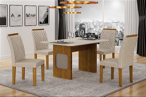Mesa de Jantar Lara 1,20 Leifer Freijo/Off