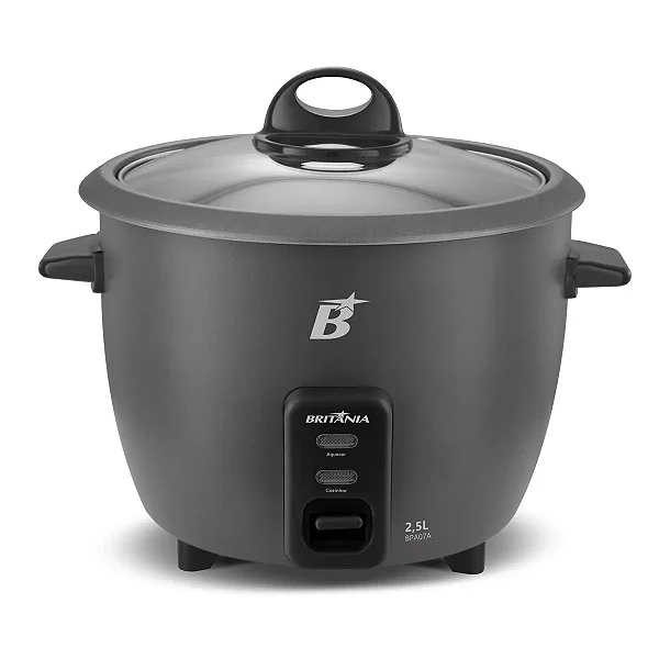Panela Elétrica de Arroz Britânia BPA07A 7 Xícaras 110v Preto