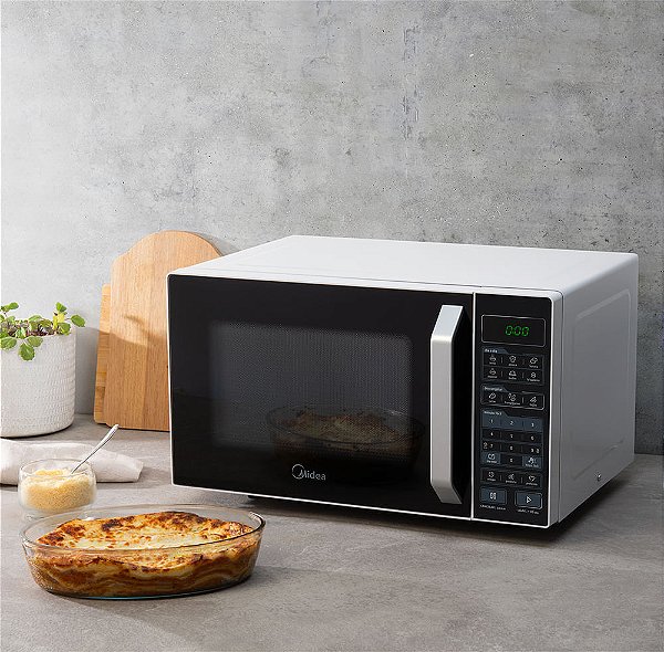 Micro-ondas Midea MXSA27 27L Branco/Preto