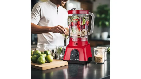 Liquidificador Turbo Multilaser 1200w 110v Vermelho