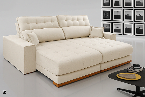 Sofá Dakar Senegal 0,90 Evidence Boucle Off White