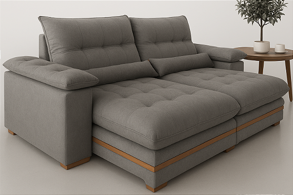 Sofá Ibiza Evidence 0,80 cinza escuro