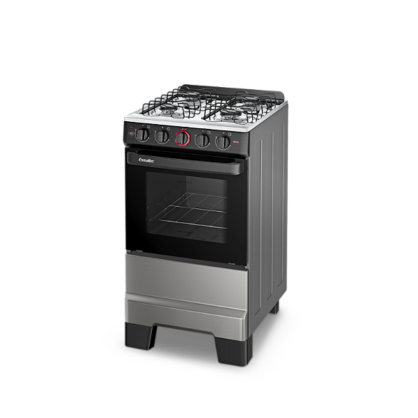 Fogão 4 Bocas F4IAI 421 Esmaltec Inox