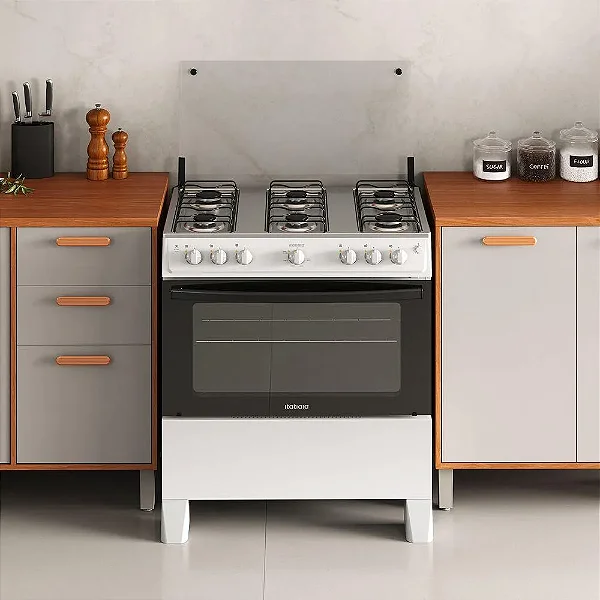 Fogão 6 bocas Star New Itatiaia Branco