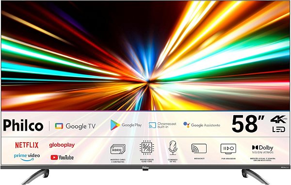 Smart TV 4K LED Philco 58" P58KGA