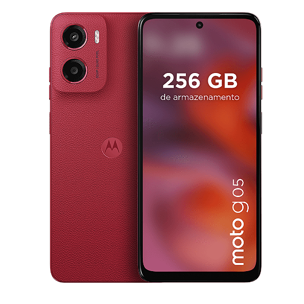 Smartphone Motorola G05 XT2523-2 256GB Vermelho
