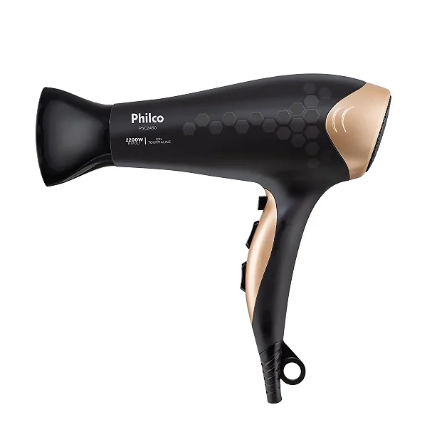 Secador de Cabelo Philco PSC2450 2200W 3 Bivolt Preto