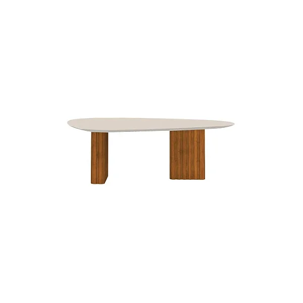 Mesa de Jantar Isis Leifer 1,80 off white/ cinamomo