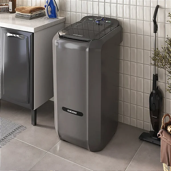 LAVADORA ITATIAIA SEMI AUTOMATICA 10KG REF.1100C 110V CINZA