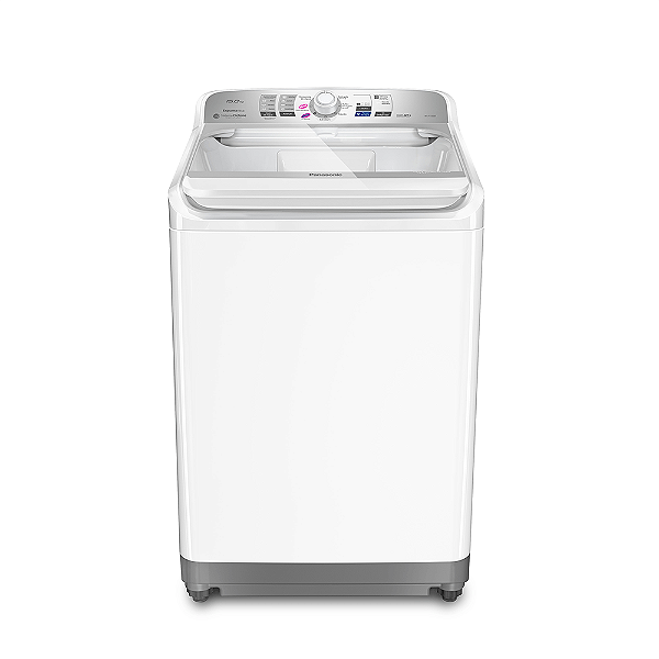 Lavadora de Roupa Automática Panasonic 15kg NAF150B Branca 110v