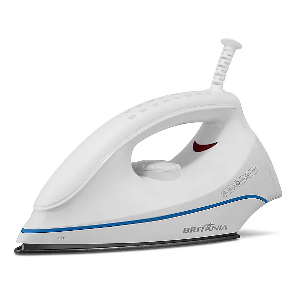 Ferro de Passar Britânia BFS30 Seco Branco 110v