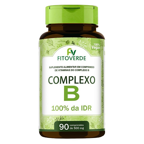 Complexo B 90 Comprimidos 500mg Fito Verde