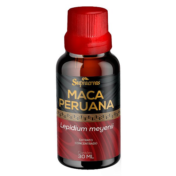 Maca Peruana em gotas Extrato 30ml Supra Ervas