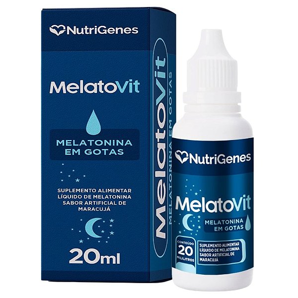 Melatovit Melatonina em Gosta Sabor Maracuja 20ml Nutrigenes