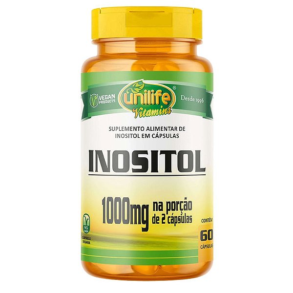 Mio Inositol 60 cápsulas 1000mg Unilife