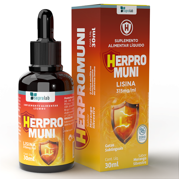 Lisina Herpromuni Gotas 30ml Supralab