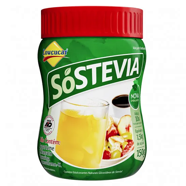 Adoçante Sóstevia Forno e Fogão Lowçucar 150g Zero Calorias Ideal para Receitas
