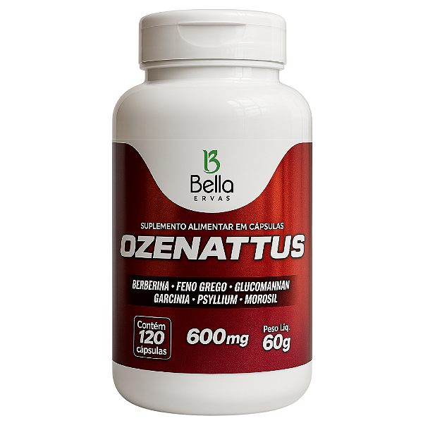 Ozenattus Ozempic Natural com Berberina e Morosil 120 Cápsulas