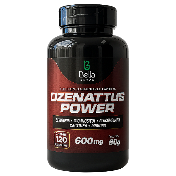 Ozenattus Ozempic Power Berberina Morosil Mio Inositol 120 Cápsulas