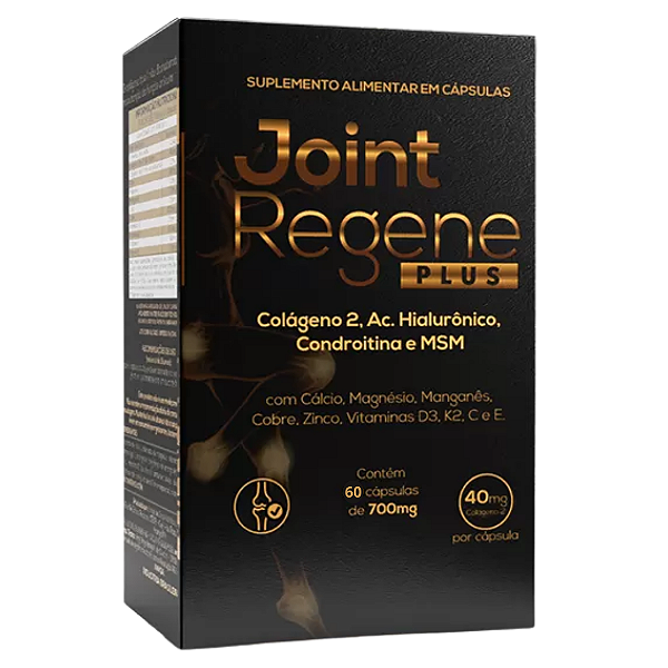 Colágeno Tipo II Joint Regene Plus 600mg 60 Cápsulas Supra Ervas